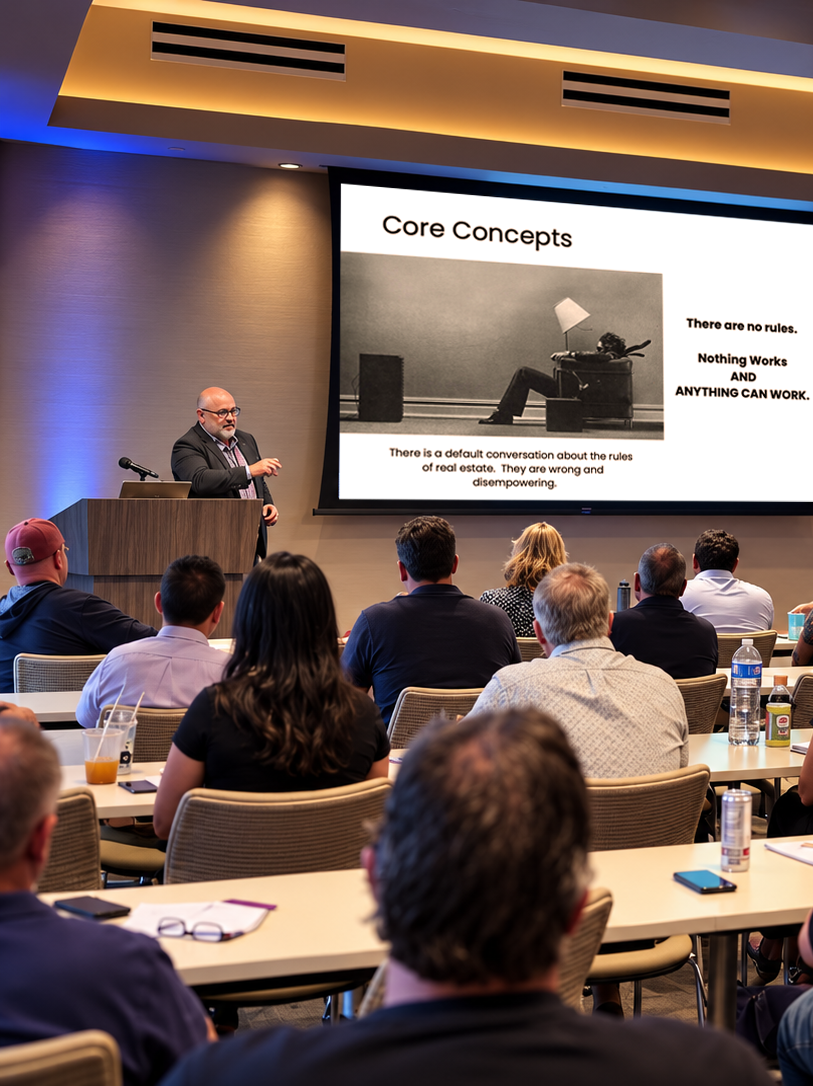 Butch Leiber teaching the Producer Playbook